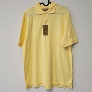 Roundtree & Yorke Gold Label Polo Shirt Yellow M
